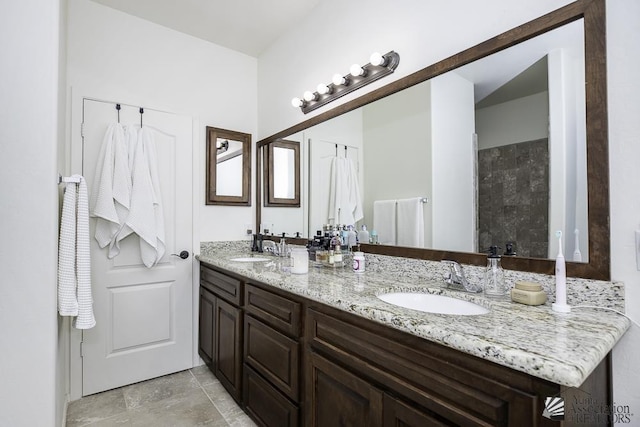 4272 W 27th Pl, Yuma, AZ 85364 - full bathroom featuring a sink and double vanity