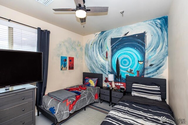 6588 E 35th Pl, Yuma, AZ 85365 - bedroom with ceiling fan