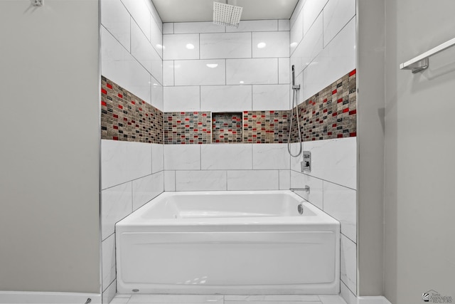 bathroom featuring shower / washtub combination