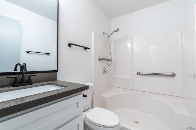 187 S San Clemente Dr, Yuma, AZ 85364 - full bath with a shower, toilet, and vanity