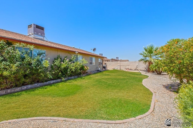 7442 E 24th Ln, Yuma, AZ 85365 - view of yard with central air condition unit