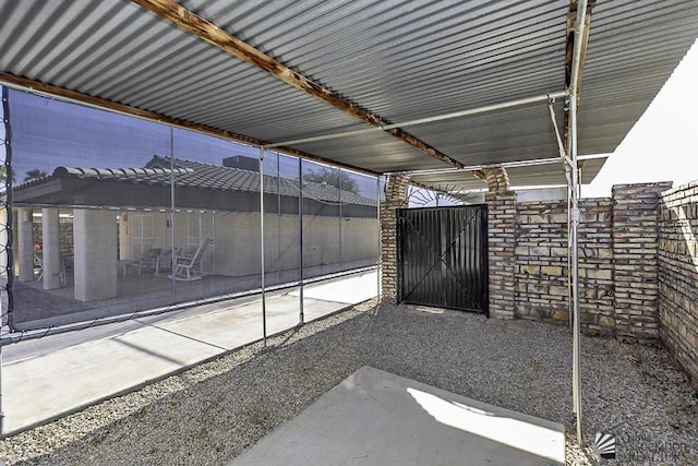 13734 E 47th Dr, Yuma, AZ 85367 - view of patio / terrace featuring fence and a gate