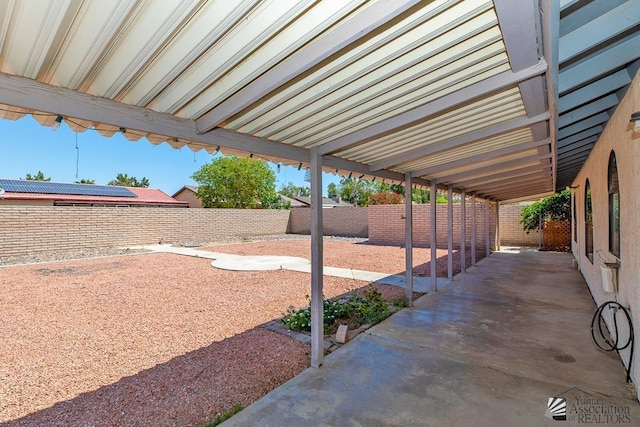 12344 E Calle Maria, Yuma, AZ 85367 - view of patio / terrace featuring a fenced backyard