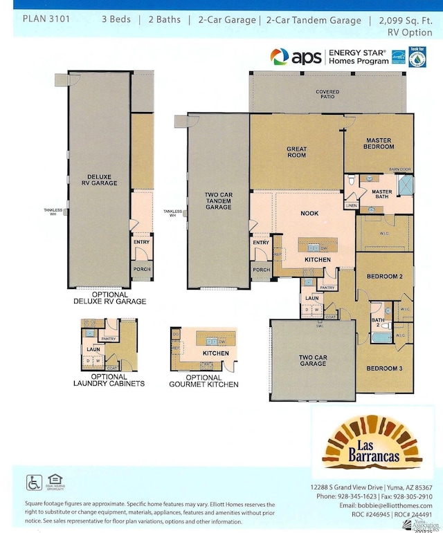 12373 S Drucilla Ln, Yuma, AZ 85367 - view of room layout