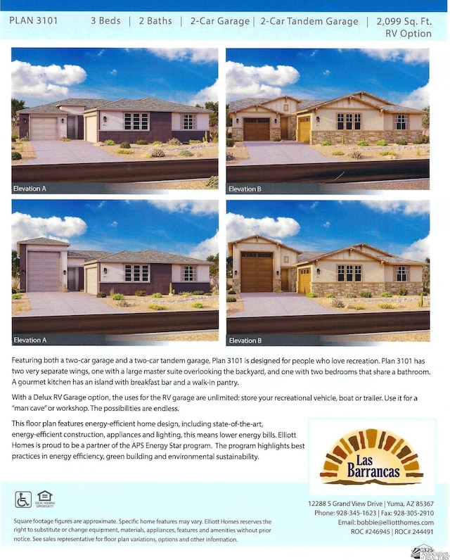 12373 S Drucilla Ln, Yuma, AZ 85367 - view of a document with a collage of images