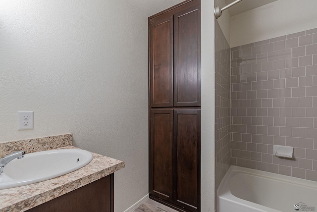 7309 E 37th Pl, Yuma, AZ 85365 - full bathroom with vanity and  shower combination