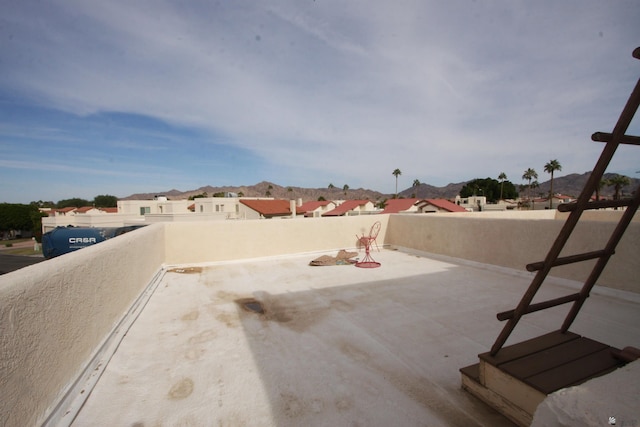 12459 E Del Rey Dr, Yuma, AZ 85367 - view of patio featuring a fenced backyard and a residential view