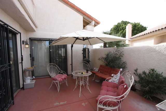 12459 E Del Rey Dr, Yuma, AZ 85367 - view of patio / terrace featuring fence