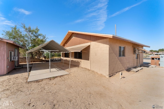29433 San Jose Ave, Wellton, AZ 85356 - back of property with concrete block siding and fence