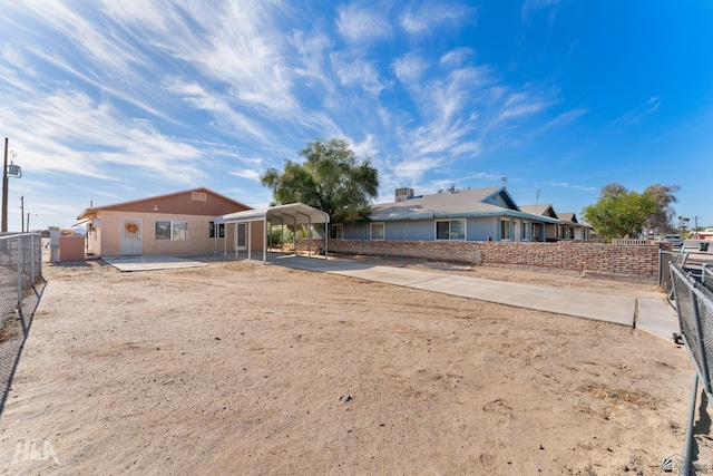 29433 San Jose Ave, Wellton, AZ 85356 - exterior space featuring fence and a detached carport