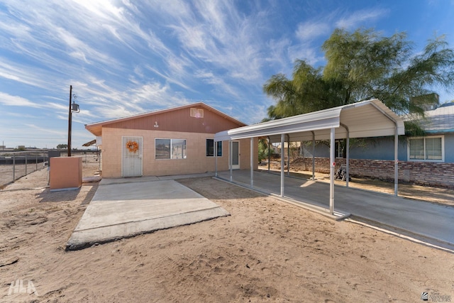 29433 San Jose Ave, Wellton, AZ 85356 - view of front of house with fence and brick siding