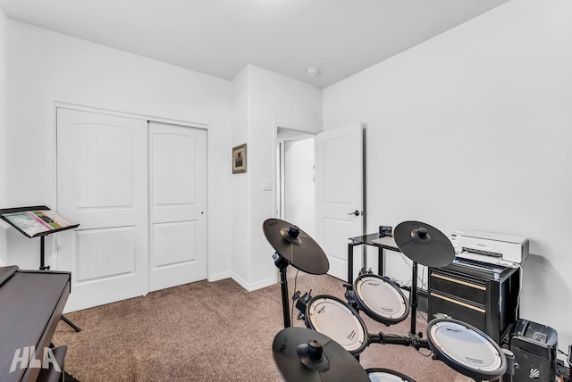 12590 E 48th Dr, Yuma, AZ 85367 - workout area featuring carpet and baseboards