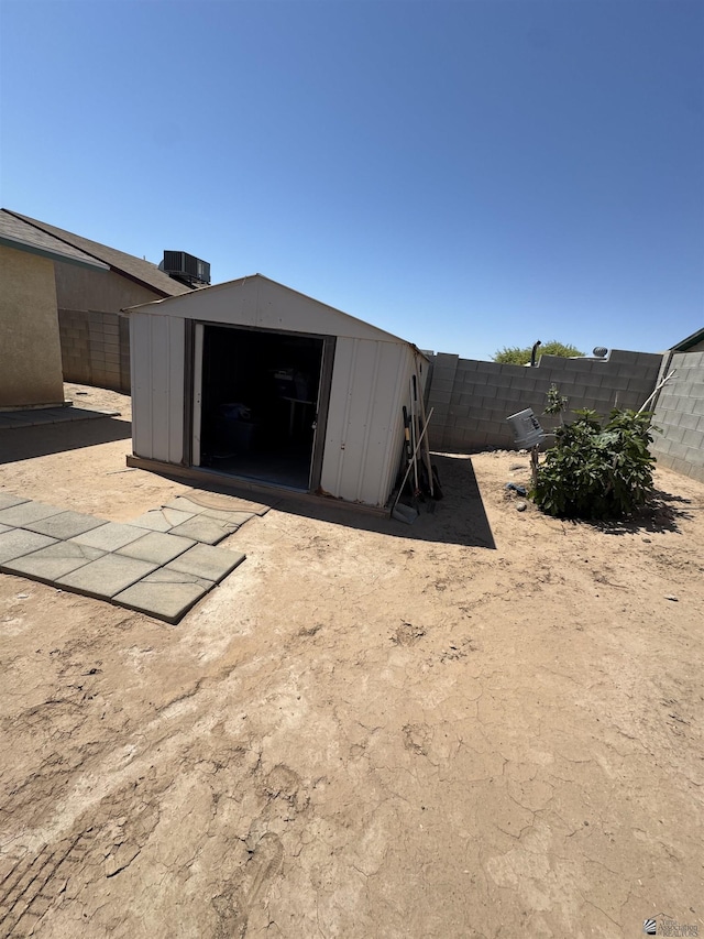 778 W Ramona St, Somerton, AZ 85350 - view of shed featuring a fenced backyard