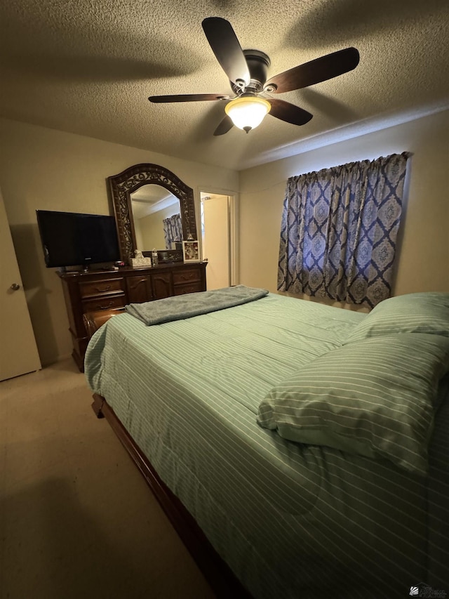 778 W Ramona St, Somerton, AZ 85350 - bedroom featuring ceiling fan and a textured ceiling