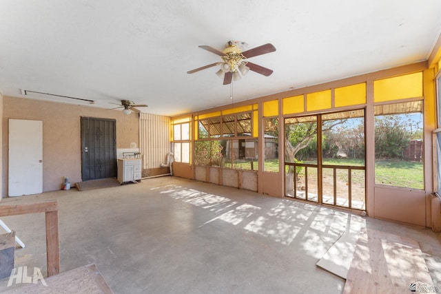 324 S 19th Ave, Yuma, AZ 85364 - unfurnished sunroom with plenty of natural light and a ceiling fan