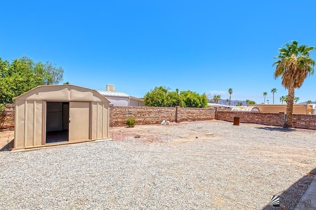 13466 E 47th St, Yuma, AZ 85367 - view of yard with a shed
