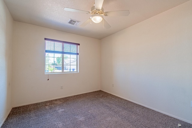 11594 E 27th Pl, Yuma, AZ 85367 - spare room with carpet, ceiling fan, and baseboards