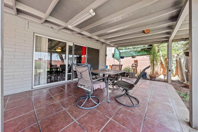 2621 S Walnut Ave, Yuma, AZ 85364 - view of patio / terrace with outdoor dining space