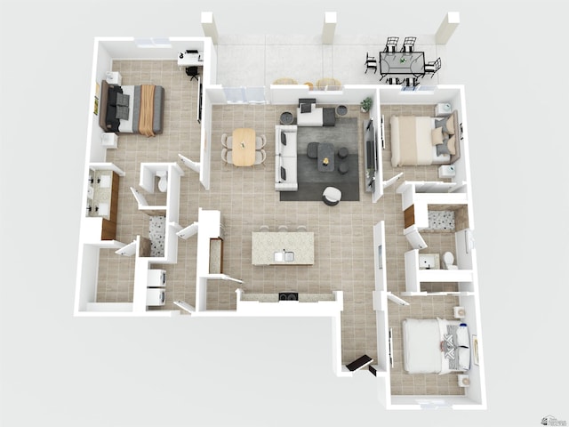 12683 E 51st Pl, Yuma, AZ 85367 - view of floor plan / room layout
