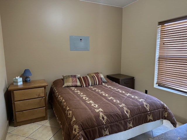 14411 E 50th Dr, Yuma, AZ 85367 - bedroom featuring light tile patterned flooring and electric panel
