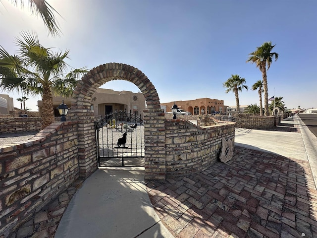 14411 E 50th Dr, Yuma, AZ 85367 - view of patio / terrace featuring a gate