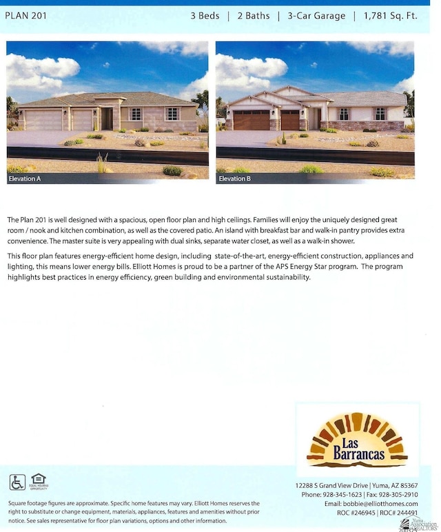 14691 E 42nd St, Yuma, AZ 85367 - view of marketing collateral with multiple images