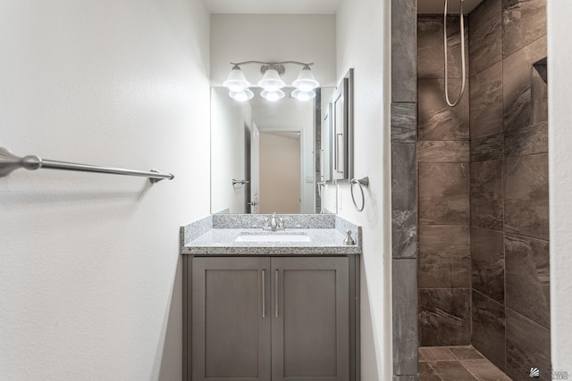 3830 E Jett St, San Luis, AZ 85336 - bathroom featuring walk in shower and vanity
