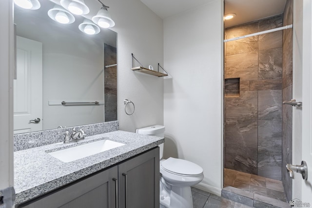 3830 E Jett St, San Luis, AZ 85336 - bathroom with toilet, vanity, and a tile shower