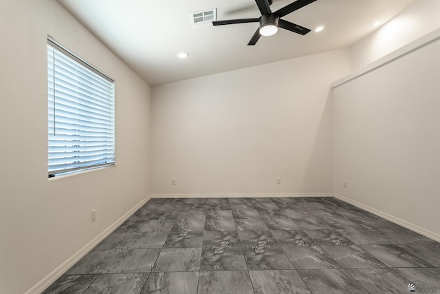 3830 E Jett St, San Luis, AZ 85336 - unfurnished room with a ceiling fan, recessed lighting, and baseboards