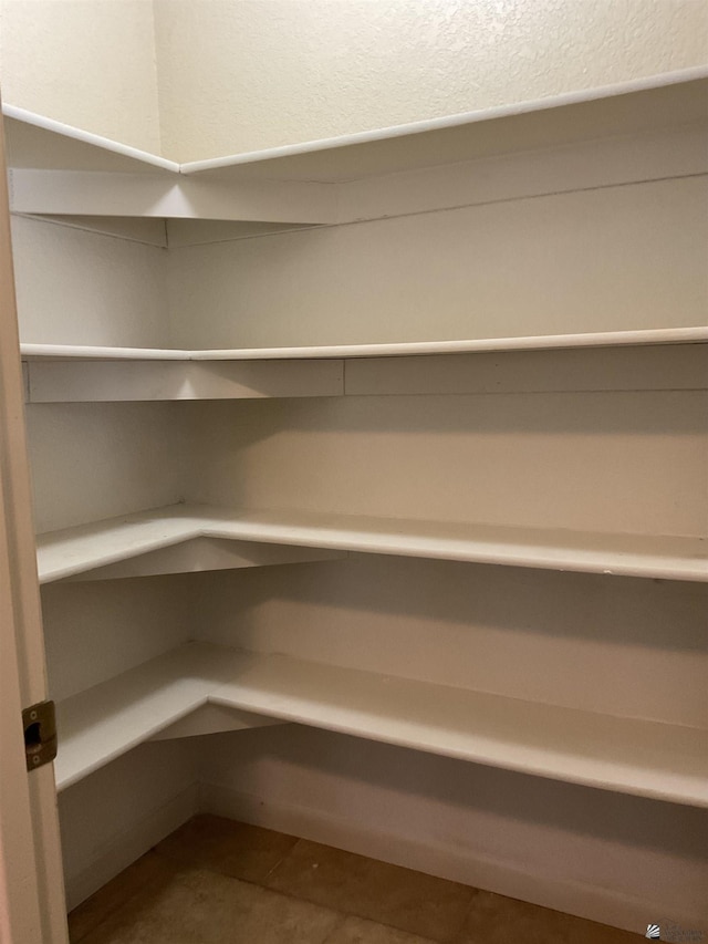 view of storage area