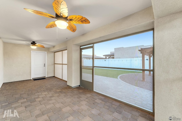 12616 E 49th Dr, Yuma, AZ 85367 - spare room featuring ceiling fan