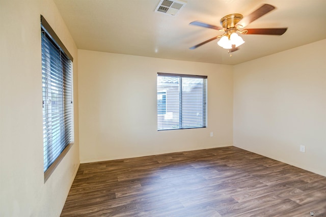 4780 W 11th Ln, Yuma, AZ 85364 - empty room with wood finished floors and ceiling fan