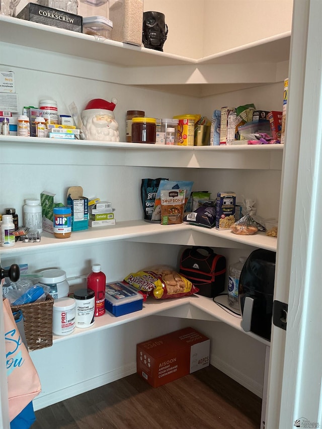 view of pantry