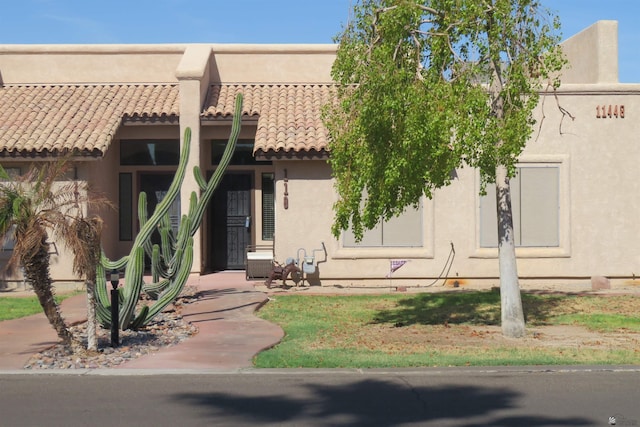 view of southwest-style home