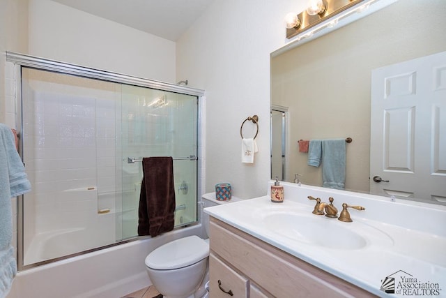 13400 S Onammi Ave, Yuma, AZ 85367 - bathroom with vanity and enclosed tub / shower combo