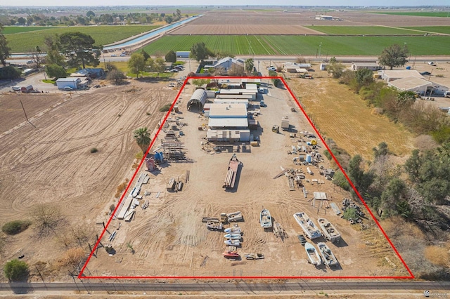 overview of rural landscape featuring property parcel outlined and extensive farmland
