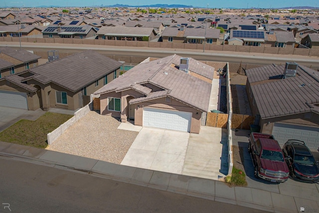 7850 E 44th Pl, Yuma, AZ 85365 - birds eye view of property with a residential view and a mountain view