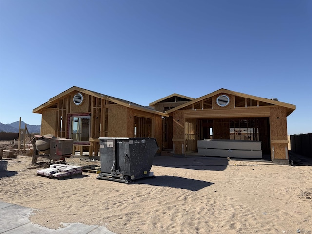 12603 E 51st Pl, Yuma, AZ 85367 - unfinished property with a mountain view