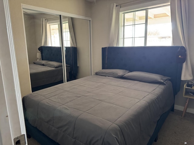 1763 W 24th Dr, Yuma, AZ 85364 - bedroom with a closet, carpet flooring, and baseboards