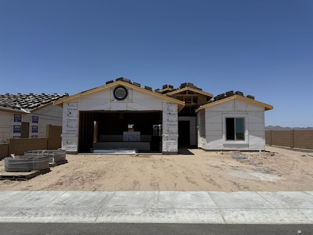 12690 E 51st Pl, Yuma, AZ 85367 - property in mid-construction featuring a garage and driveway