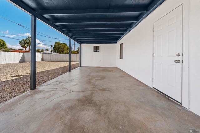 321 S 23rd Ave, Yuma, AZ 85364 - view of patio / terrace with a fenced backyard
