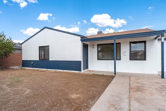 321 S 23rd Ave, Yuma, AZ 85364 - back of property with covered porch and stucco siding