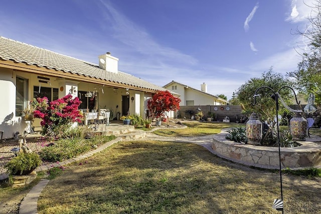 2877 W 13th Pl, Yuma, AZ 85365 - view of yard with fence and a patio