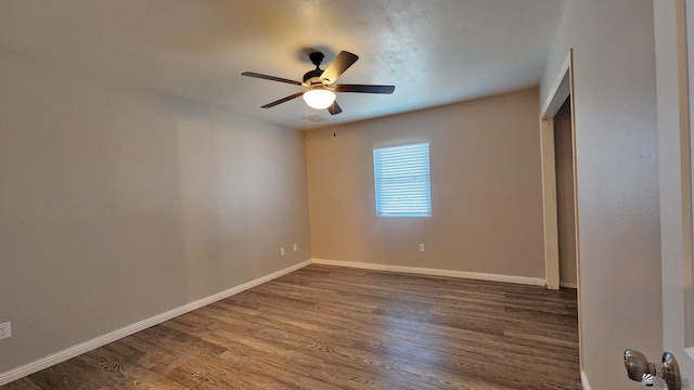 1350 S 6th Ave, Yuma, AZ 85364 - unfurnished bedroom with wood finished floors and ceiling fan