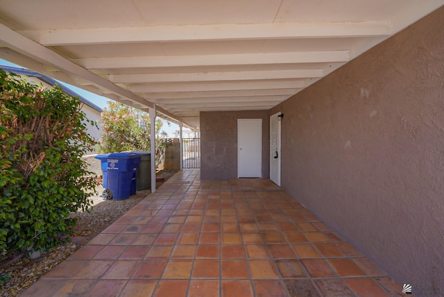 1148 W 33rd St, Yuma, AZ 85365 - view of patio featuring a gate