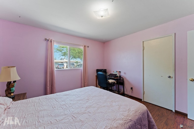 3186 S Elm St, Yuma, AZ 85364 - bedroom featuring wood finished floors and baseboards