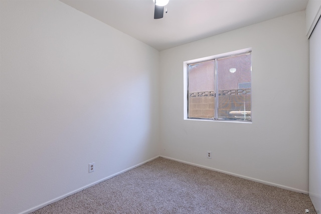 1986 S 47th Ave, Yuma, AZ 85364 - unfurnished room with carpet floors, baseboards, and a ceiling fan