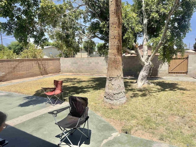 2681 S Walnut Ave, Yuma, AZ 85364 - fenced backyard with a patio