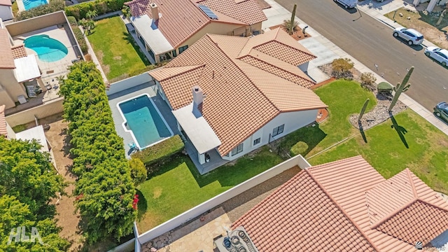 2032 W 13th Ln, Yuma, AZ 85364 - aerial view of property and surrounding area with a pool area