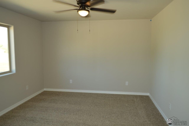 13132 E 55th Ln, Yuma, AZ 85367 - carpeted empty room with ceiling fan and baseboards